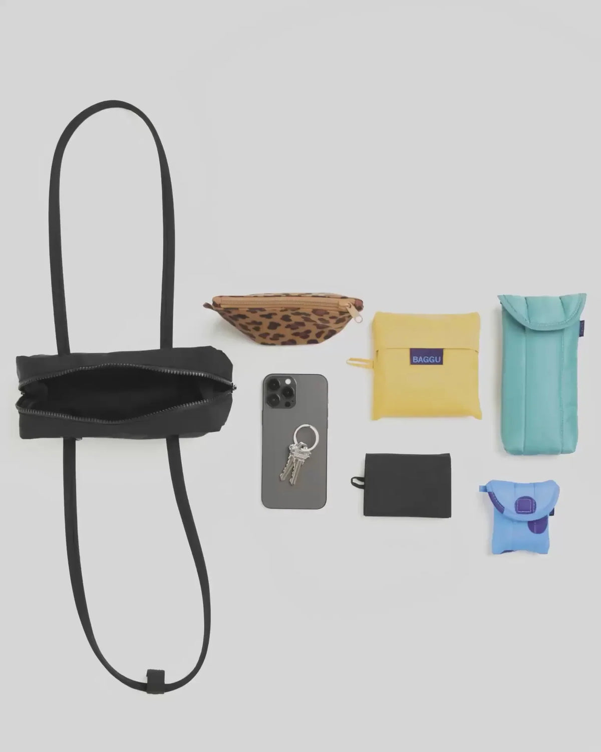 SMALL NYLON BOWLER BAG