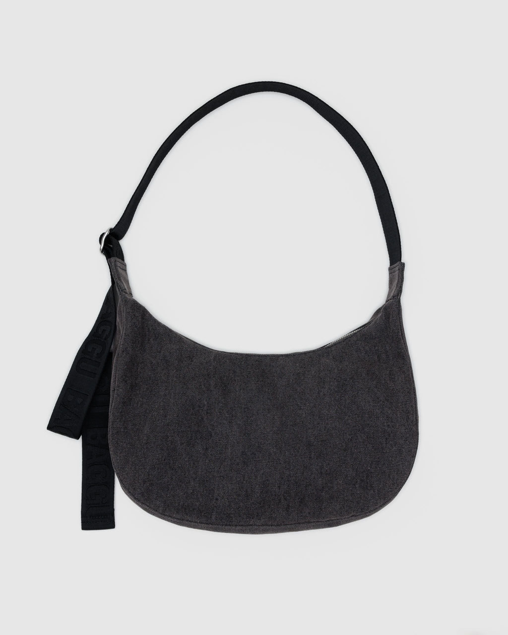 MEDIUM DENIM CRESCENT BAG