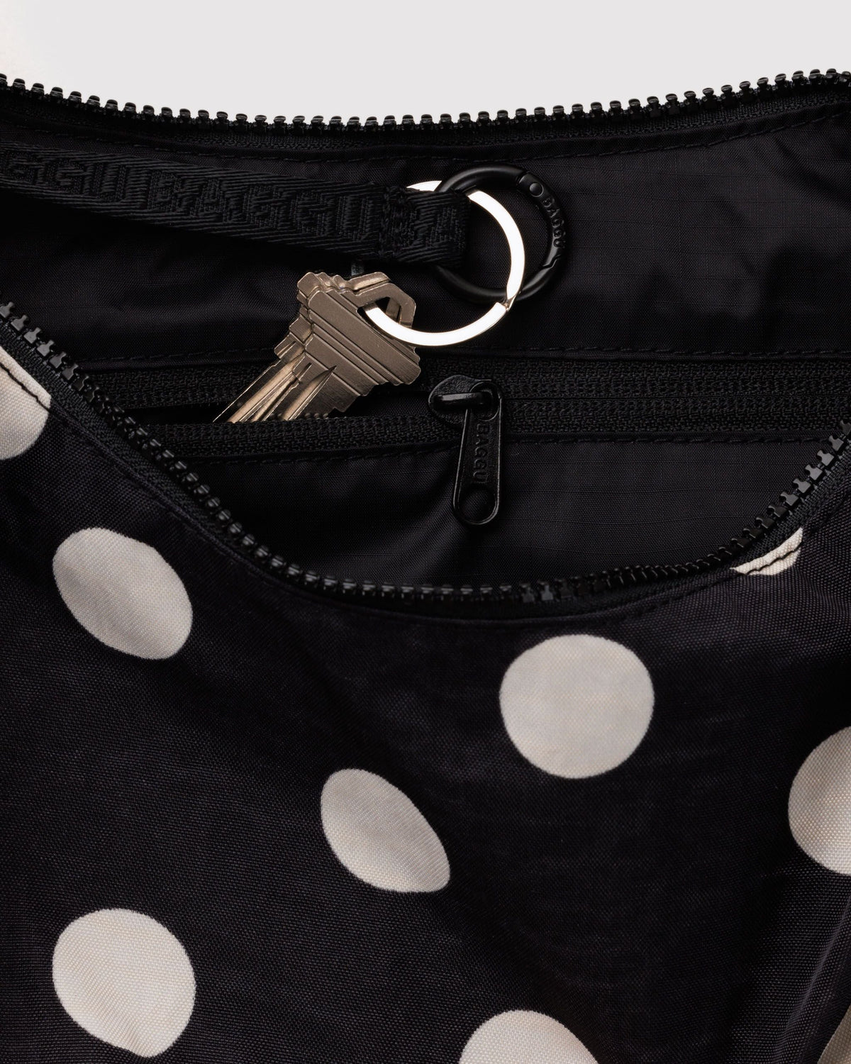 MEDIUM NYLON CRESCENT BAG
