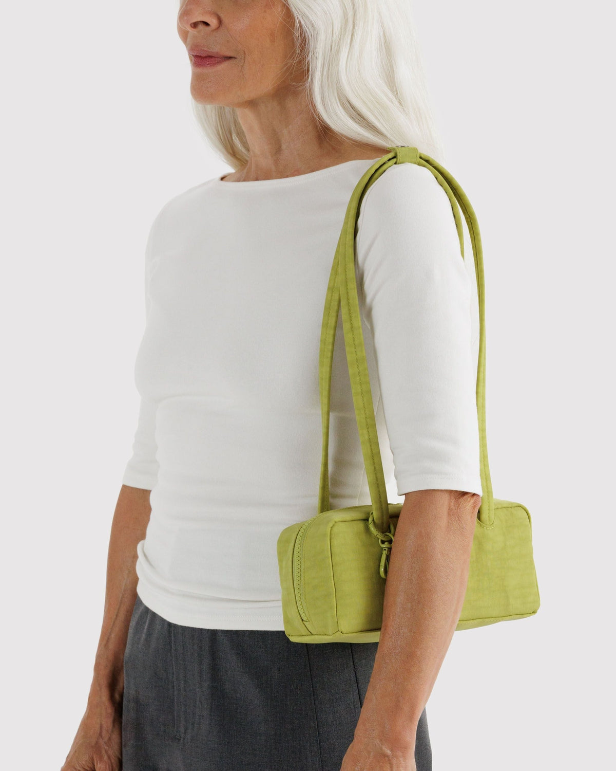SMALL NYLON BOWLER BAG