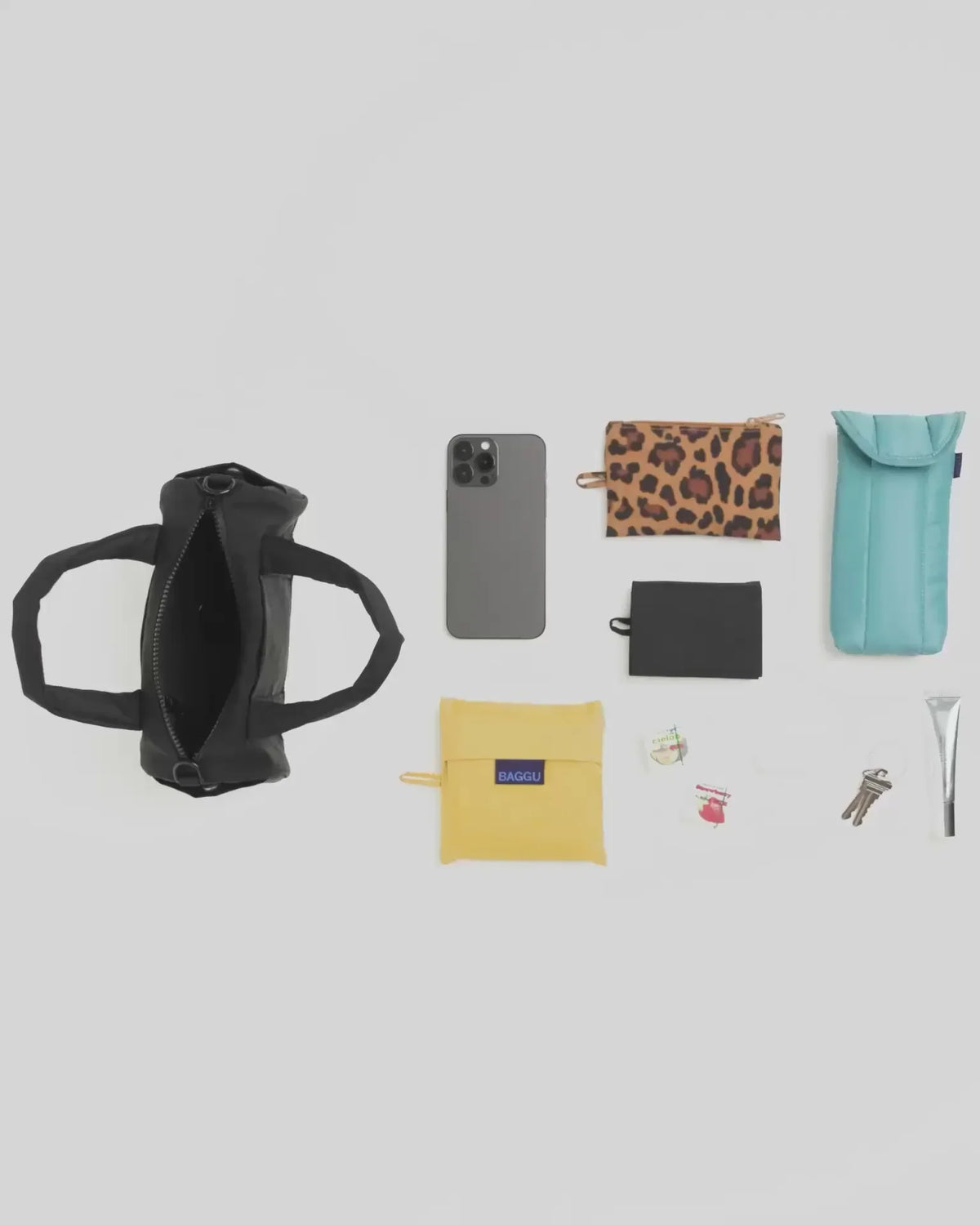 SMALL NYLON DUFFLE BAG